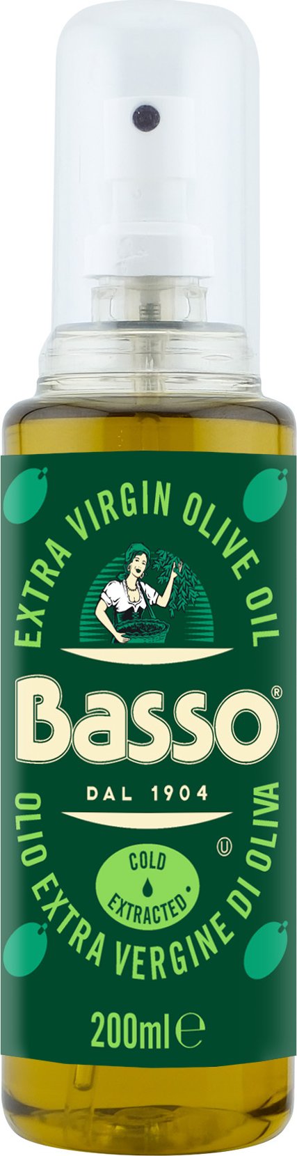 Basso Extra panenský olivový olej ve spreji 200ml