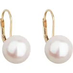 Zlaté visací náušnice s pravými perlami Pavona 921010.1 Evolution Group