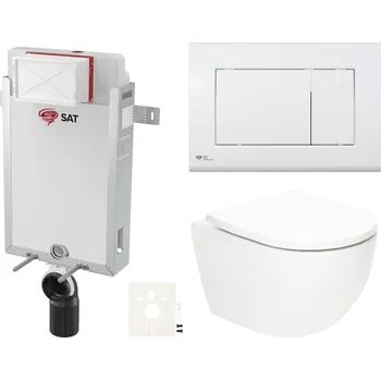 Klozet Siko Závěsný WC set k zazdění SAT Fusion SZTORFU20