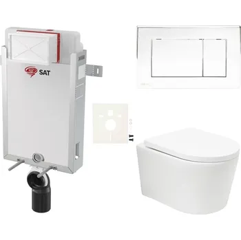 Klozet Siko Závěsný wc set k zazdění SAT BREVIS SZBRTOR21