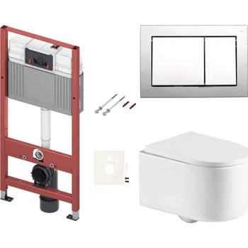 Klozet Siko Závěsný wc set do lehkých stěn / předstěnová SAT TSREX72412