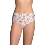 LAMA MIDI KALHOTKY L-POL5031MD Barva: bílá/květy, Velikost: M