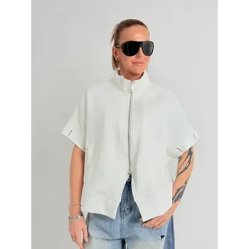 Dámská mikina BEST Smetanová mikinová vesta SNAKE 8027 Smetanová, UNI S-XL