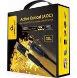 Optický kabel AOC HDMI s D/A adaptérem, 30 m