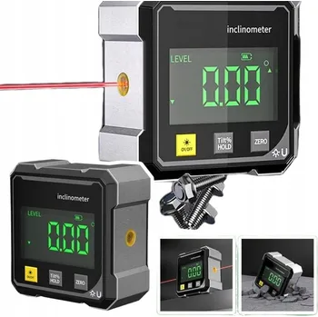 IP kamera LASEROVÝ DIGITÁLNÍ ÚHLOMĚR INKLINOMETR USB NABÍJECÍ - MAGNETICKÝ