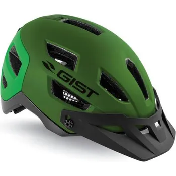 Chránič hlavy GIST Helma s nastavitelným štítkem ve 3 polohách Gist Kop In-Mold Fit-System 52–56cm ZELENÁ