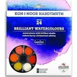 Koh-i-noor vodové barvy/vodovky BRILLIANT kulaté 24 barev