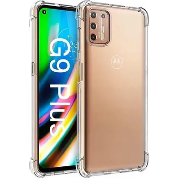 Pouzdro na mobilní telefon Zadní Kryt Pskom pro Motorola Moto G9 Plus bezbarvý