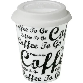 Bílý - hrnek se silikon.víčkem