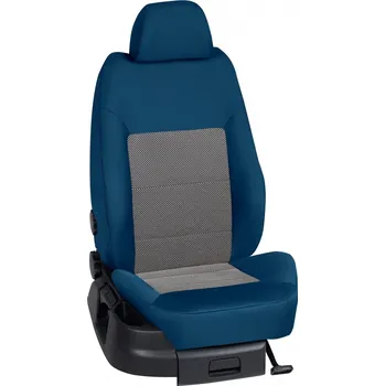 Potah sedadla Autopotahy Volkswagen CRAFTER / CRAFTER /2017->, CRAFTER (7 míst), STANDARD > OR 0413 (OR 0413 / Modrý bok)