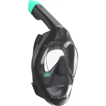 Vodní sport DECATHLON Šnorchlovací maska Easybreath 900 ML ČERNÁ