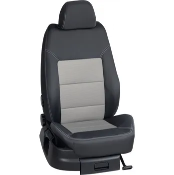 Potah sedadla Autopotahy Volkswagen TOURAN / TOURAN /10.2010-09.2015, Touran (7 míst), KOMFORT > OR 0411 (OR 0411 / Tmavě šedý bok)