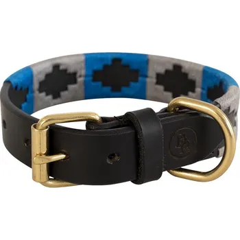 Obojek pro psa BR Kožený obojek pro psa BR Equitation XL MODRÁ