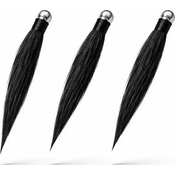 Umělá nástraha Hauzerovo peří Černé 3 g - 3 ks