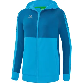 ERIMA Erima Six Wings dámská bunda s kapucí vícebarevná 42 FIALOVÁ|FIALOVÁ |MODRÁ|ZELENÁ