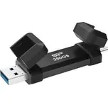 Silicon Power DS72 250GB USB 3.2 Gen 2, černý - SP250GBUC3S72VPK