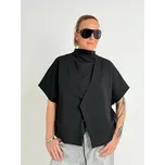 BEST Černá vesta LOW 8046 Černá, UNI S-XL