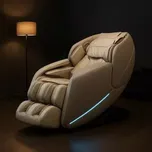 MAXXUS luxusní masážní křeslo MX 10.0 Zero champagne/béžová