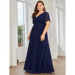 Ever Pretty společenské šaty EE00614 modrá 4XL