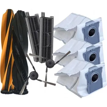 Příslušenství k robotickému vysavači HEPA filtry, sáčky a kartáče pro vysavač DREAME Bot Aqua10 Ultra Roller Complete White sada 9ks