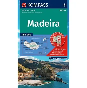 Madeira 1:50 000 / turistická mapa KOMPASS 234