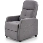 Polohovací křeslo Halmar FELIPE tmavě šedé
