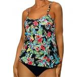 Dámské tankini Self Moreea2 s kalhotkami, jednodílné, černé, velikost L