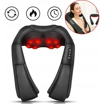 IP kamera KOMFORTOWY MASAŻER SHIATSU ELEKTRYCZNY NA TĚLO ZAD S VYHŘÍVÁNÍM