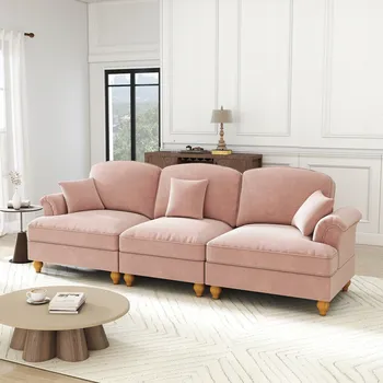 Pohovka Pohovka Gutent 272 x 83,5 cm látka růžová