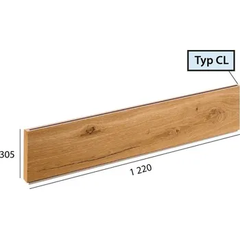 BRASED Ecoline Step CL - 9590 Dub královský hnědý