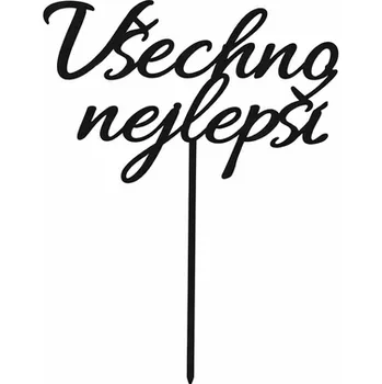 Čokoláda Zápich všechno nejlepší ČERNÝ č.1