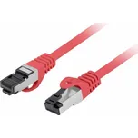 Lanberg Patchcord cat.8.1 S/FTP LSZH CU 1,5m červený, fleke, schválený