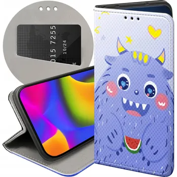 Pouzdro na mobilní telefon Flipové pouzdro Hello Case pro Motorola MOTO G05 / G15 / E15 fialové