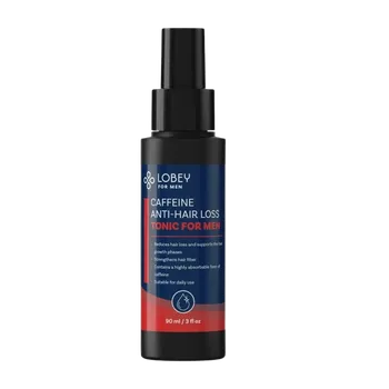 Přípravek proti padání vlasů Lobey Caffeine Anti Hair Loss Tonic For Men tonikum proti vypadávání vlasů pro muže 90 ml