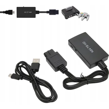Adaptér / Konvertor N64 na HDMI pro Nintendo 64 SNES Gamecube HDMI Kabel