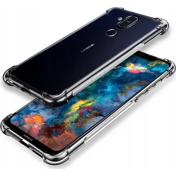 Pouzdro na mobilní telefon Zadní Kryt Pskom pro Nokia 8.1 bezbarvý
