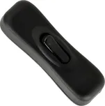 Kolébkový spínač s aretací 2A 250V černý