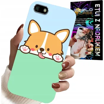 Pouzdro na mobilní telefon POUZDRO PRO HUAWEI Y5 2018 - ROZKOŠNÝ PES Z OBAL POHÁDKY