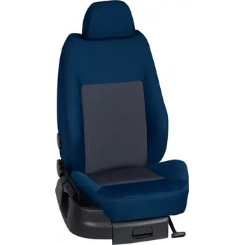 Potah sedadla Autopotahy Volkswagen CRAFTER / CRAFTER /2006-2016, CRAFTER (3 místa), STANDARD > OR 0430 (OR 0430 / Modrý bok)