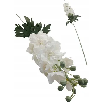 umělá květina Ostružka umělá větvička bílá dekorativní pro aranžmá do vázy XXL 80 cm