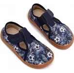 PAPUČE DĚTSKÉ NA SUCHÝ ZIP S MOTIVEM MÍČŮ FRODDO CANVAS G1700439-5 MODRÉ VELIKOST 25