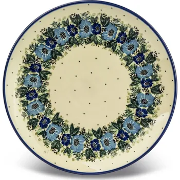 Talíř Mělký jídelní talíř Ceramika Artystyczna Bolesławiec 25 cm - dek. 2839X