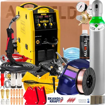 Svářečka Svářečka MAGNUM MIG 315 SYNERGIE MMA 400V 315A Měkké pájení SPOT OCEL A HLINÍK