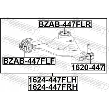 Podpora-/ Kloub FEBEST 1620-447