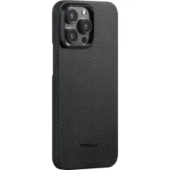 Pouzdro na mobilní telefon Zadní Kryt Pitaka pro Apple iPhone 15 Pro, černý