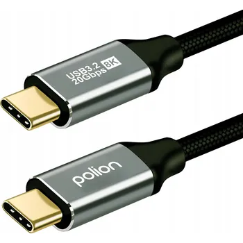 Datový kabel Kabel USB-C na USB-C | 3.2 gen.2 20 Gbps 4K/8K 20V/5A 100W | 50 cm opletený