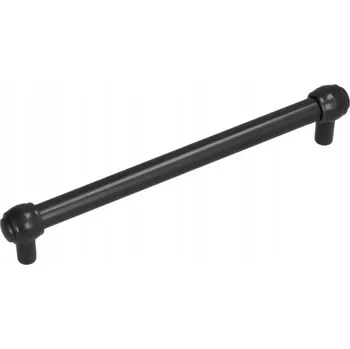 Nábytkové kování Relingová úchytka RE23, černá matná, 480 mm
