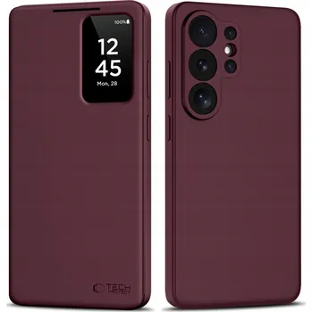 Pouzdro na mobilní telefon Flipové pouzdro Tech-protect pro Samsung Galaxy S26 Ultra, červené