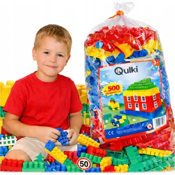 ostatní stavebnice VELKÉ PLASTOVÉ STAVEBNICE, SADA 500 dílů KONSTRUKČNÍ 28 mm