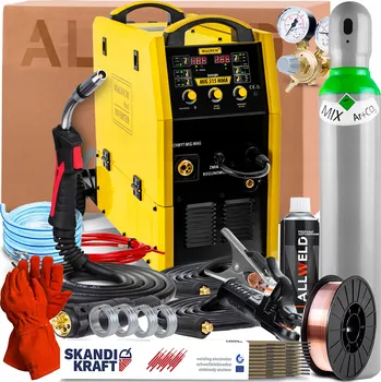 Svářečka Svářečka MAGNUM MIG 315 SYNERGIE MMA 400V 315A Bodové svařování 4-kladkový posuv, Hořák 5M